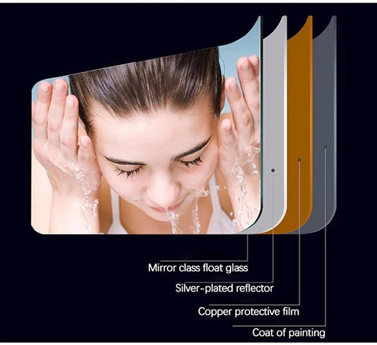 Top Quality Bluetooth Music LED Bathroom Crystal Makeup Mirror