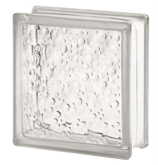 Patterned Tempered Safety Glass Block/Brick