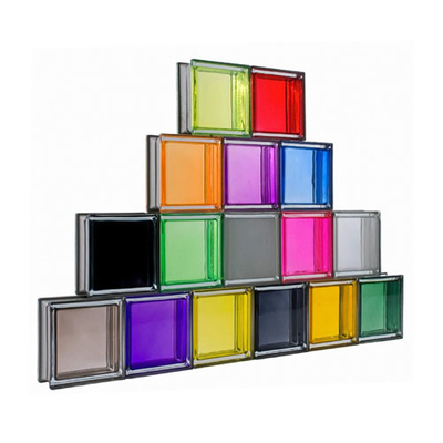 Fashion Style Clear and Colored Glass Block for Interior Decoration