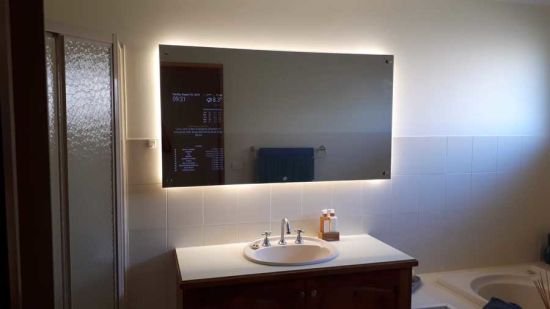 Large Screen Intellengent Furniture Makeup Smart LED Mirror