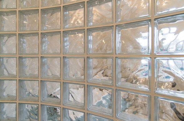 frosted glass blocks