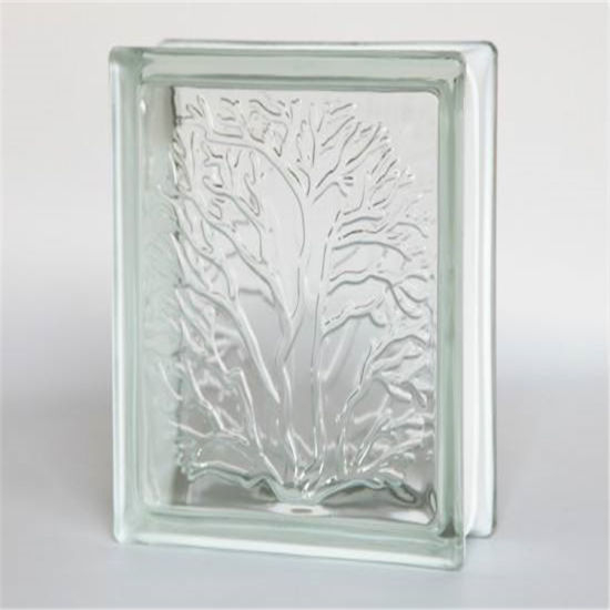 Patterned Tempered Safety Glass Block/Brick