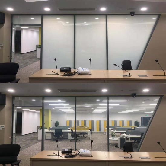 China supplier quality switchable pdlc smart glass with electric privacy film 