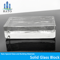 Solid Glass Bricks for Architectural Projects