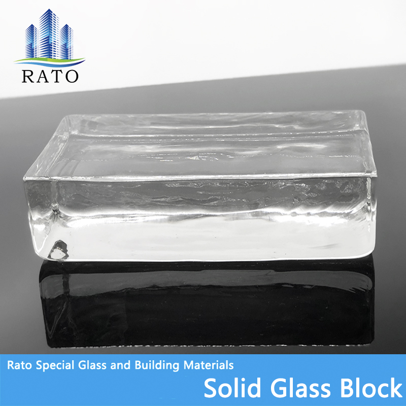 50*100*200mm Solid Glass Brick Hot-Melt Glass Brick Crystal Glass Brick for Hotel Decoration