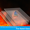  1hour 1.5hour 2 Hour Fire Rated Tempered Fire Proof Fire Resistant Glass