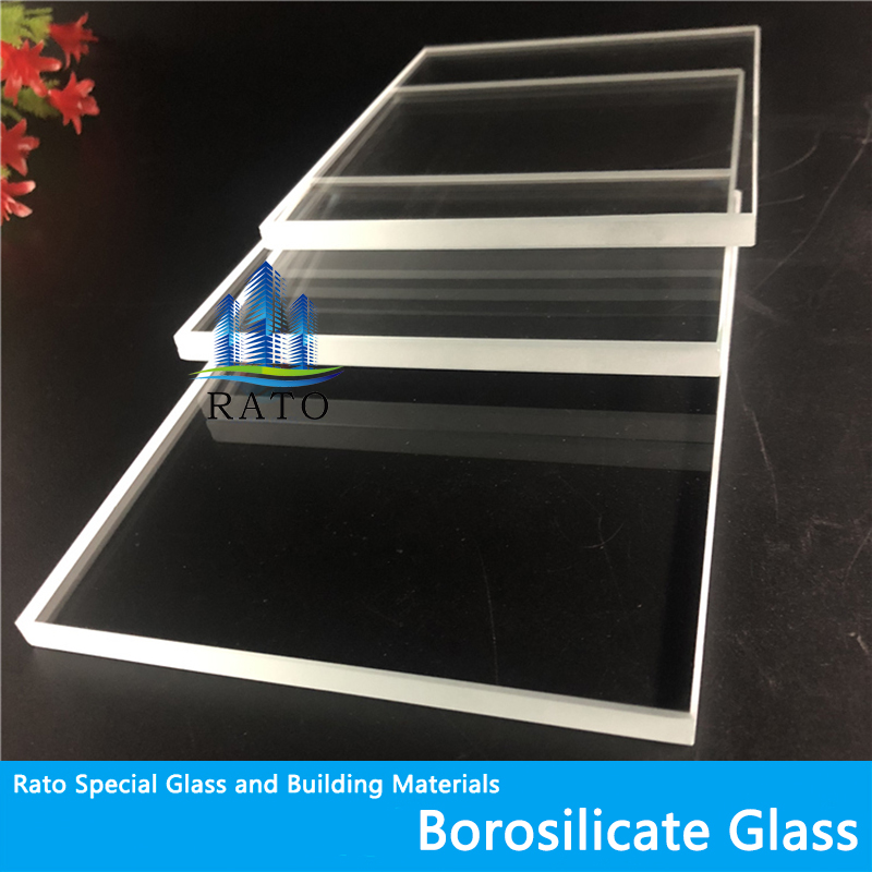6mm 8mm 10mm Custom Cut Size Guangdong Factory Excellence Quality Ultra Clear Borosilicate Fire Glass , Can Be Cut by Custom