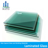 6.38mm PVB Clear Flat or Curved Toughened Laminated Glass