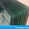 Heat Resistant Glass Safety Tempered Curved Fire Glass Windows for Building
