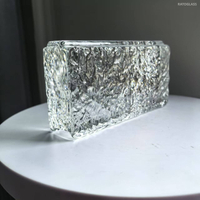 Hot Sales Ice Crystal Glass Bricks Indoor Outdoor Decorative Glass Brick Hot Melt Glass Blocks for Wall Partition Home Building