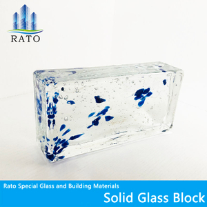 Wholesale 200X100X50mm Crystal Glass Block/Brick for Decoration Wall Can Be Customized