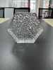 Hexagon Transparent Glass Brick Embedded Solid Hot Melt Glass Bricks Honeycomb Pattern Blocks for Wall Partition Decorative Glass Block