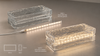 Transparent Hollow Glass Brick 200×100×50mm | Clear Glass Block with Hidden LED Groove