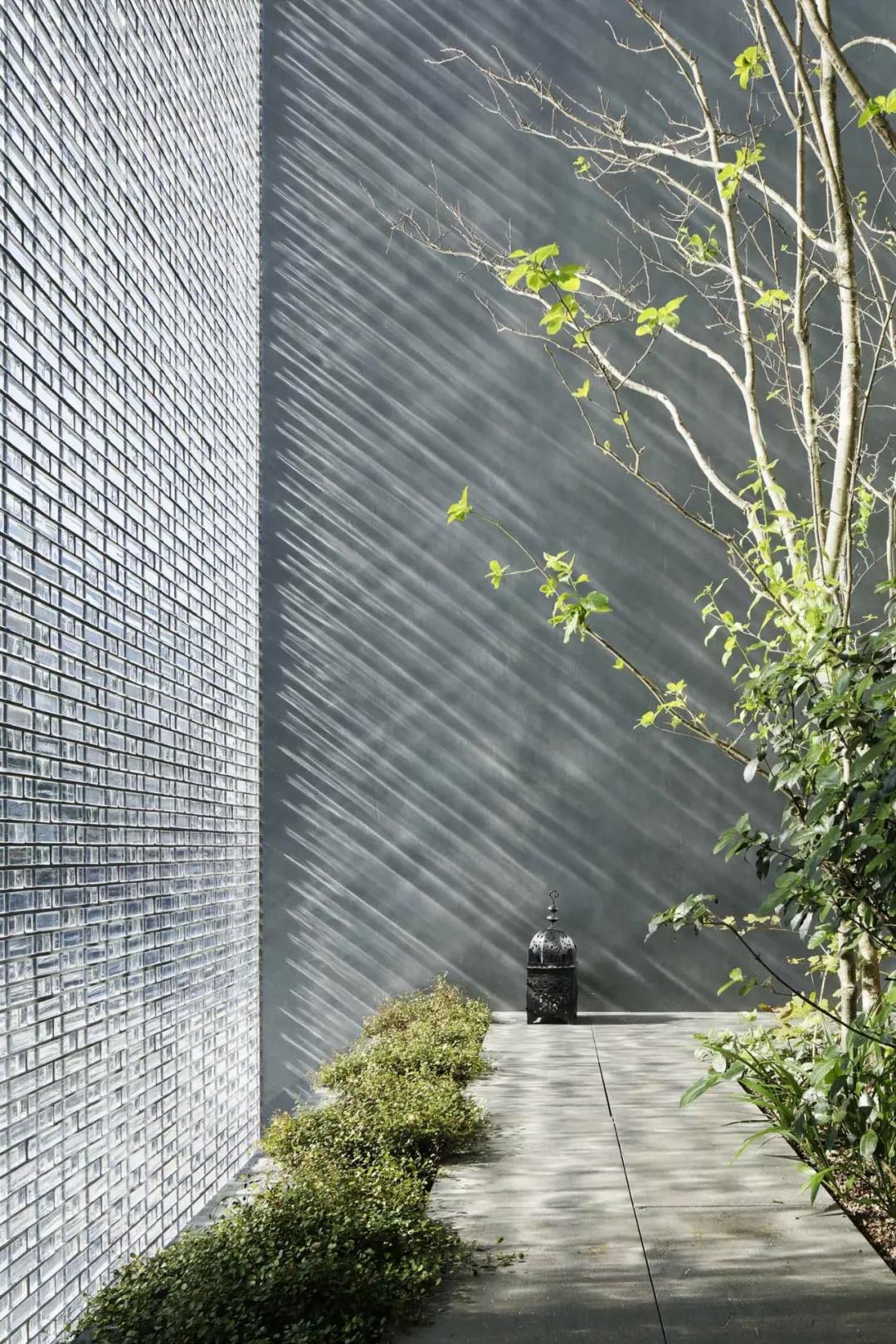 Natural daylight passing through solid glass brick walls.jpg