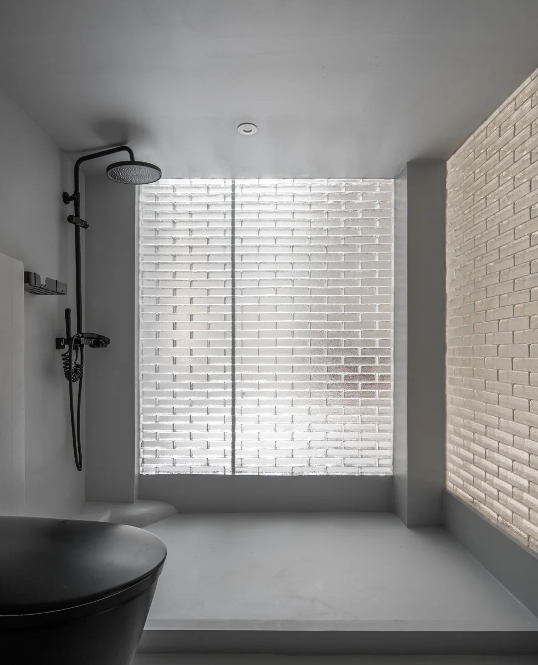 Solid glass brick partition in a luxury wellness space.jpg