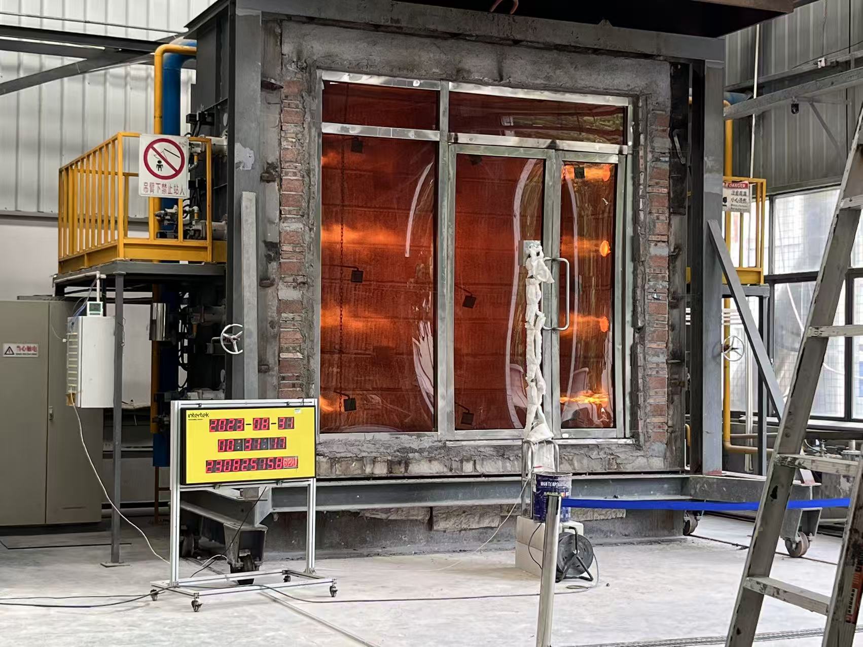 UL 10C, EN 1634, BS 476, fire test standards