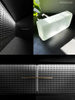 Polished Frosted Solid Glass Bricks Curtain Wall Decoration Hot-Melt Frosted Glass Blocks for Interior/Exterior Glass Partiton Wall 
