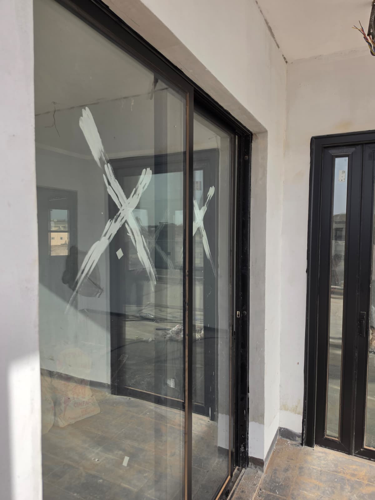 Thermally broken aluminum sliding doors installed in a residence in Burkina Faso.jpg