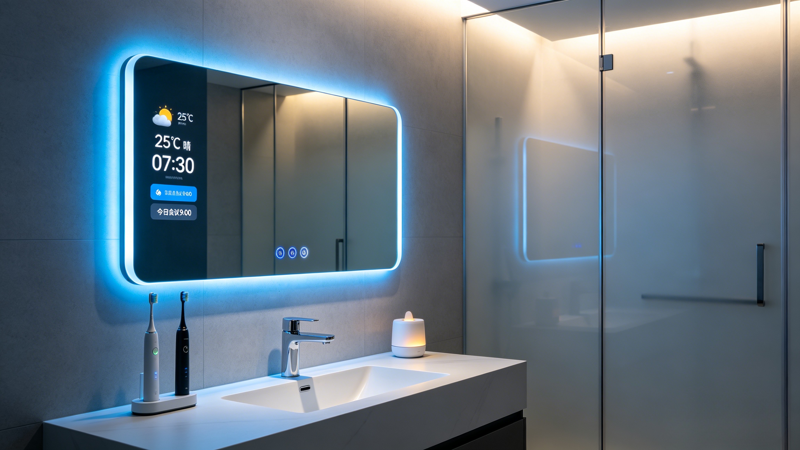 Smart LED mirror