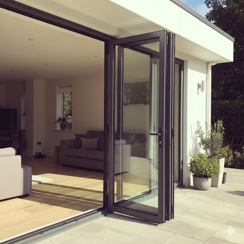 bi-fold aluminum doors