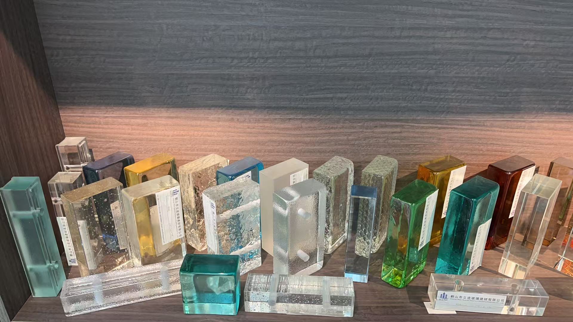solid glass brick for interior wall construction