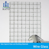 High transparency 6mm Silicone Fiber Fireproof Explosion-proof Clear Wire Glass Wired Glass Price
