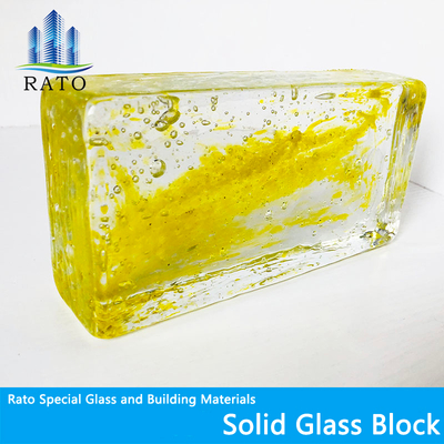 Factory Sourcing Glass Crystal Bricks For Home House Decoration Solid Building Glass Block For Sale 