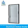 Aluminum Office Curtains And Blinds with Hollow Glass Inserts Blinds Office Hollow Blinds
