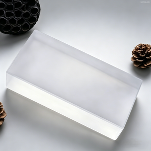 Polished Frosted Solid Glass Bricks Curtain Wall Decoration Hot-Melt Frosted Glass Blocks for Interior/Exterior Glass Partiton Wall 