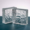 Hot Sale Transparent 150x50x50mm Crystal Solid Glass Bricks for Partition and Curtain Wall Square Glass Block for Home Hotel Decoration