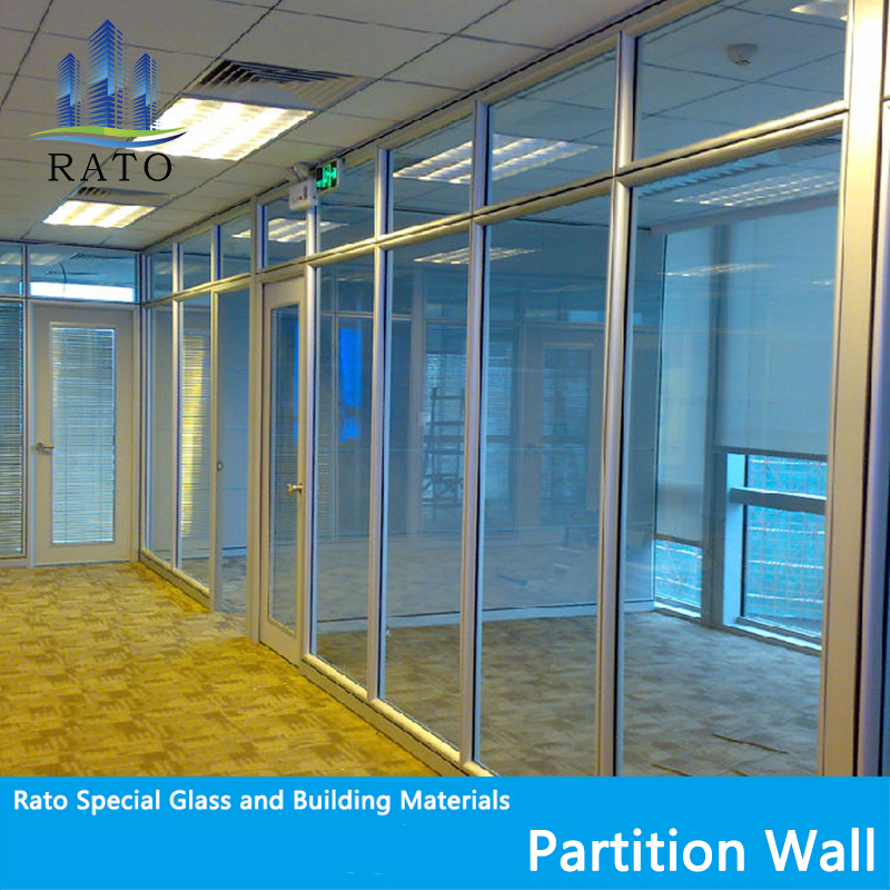 Fireproof Commercial Glass Wall Room Office Divider