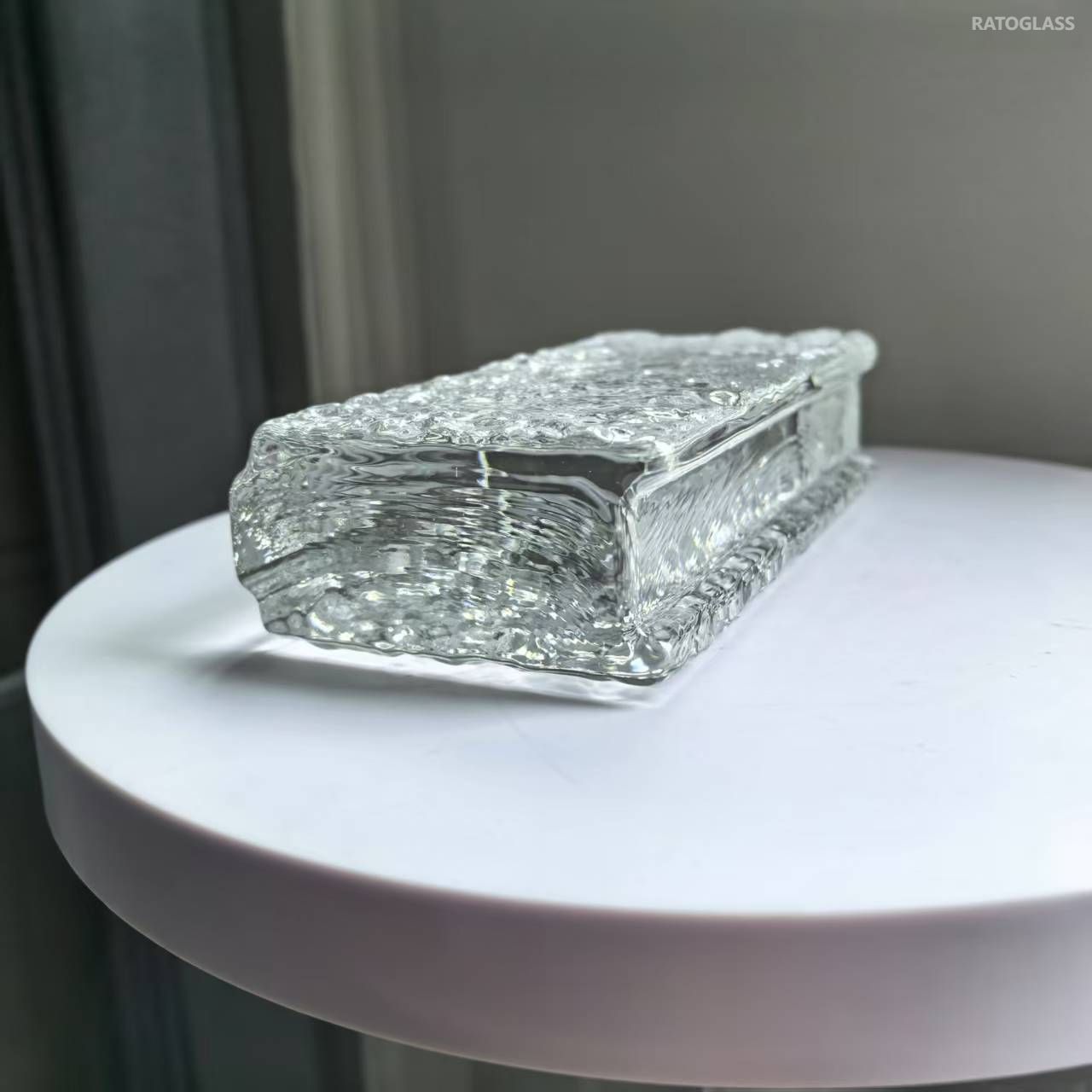Hot Sales Ice Crystal Glass Bricks Indoor Outdoor Decorative Glass Brick Hot Melt Glass Blocks for Wall Partition Home Building