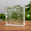 Hot Sale Transparent 150x50x50mm Crystal Solid Glass Bricks for Partition and Curtain Wall Square Glass Block for Home Hotel Decoration