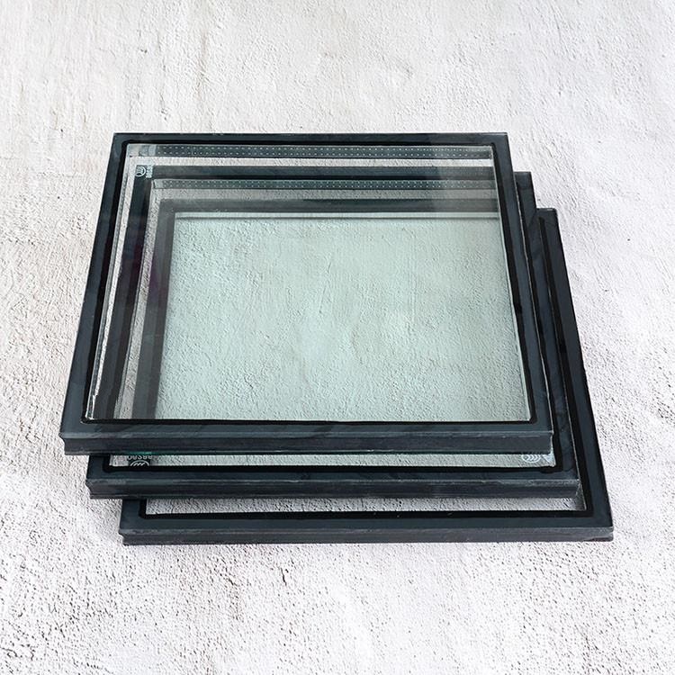 Aluminum spacer double triple light green blue grey color low E insulated glass