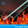 Heat Resistant Glass Safety Tempered Curved Fire Glass Windows for Building