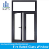 Galvanized Steel Fire Rated Glass Windows with BS Certificates