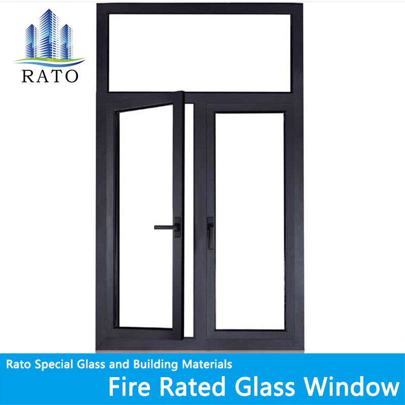 Factory Living Room Sliding Window Power Coated Fire Rated Double Tempered Insulated Glass Aluminum swing Door and Window
