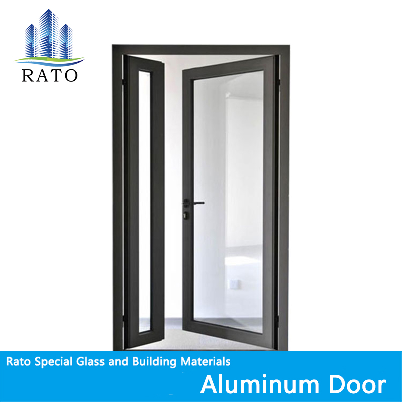 Aluminum swing Doors Aluminum Casement doors Tempered Laminated Double Triple Glazed Door