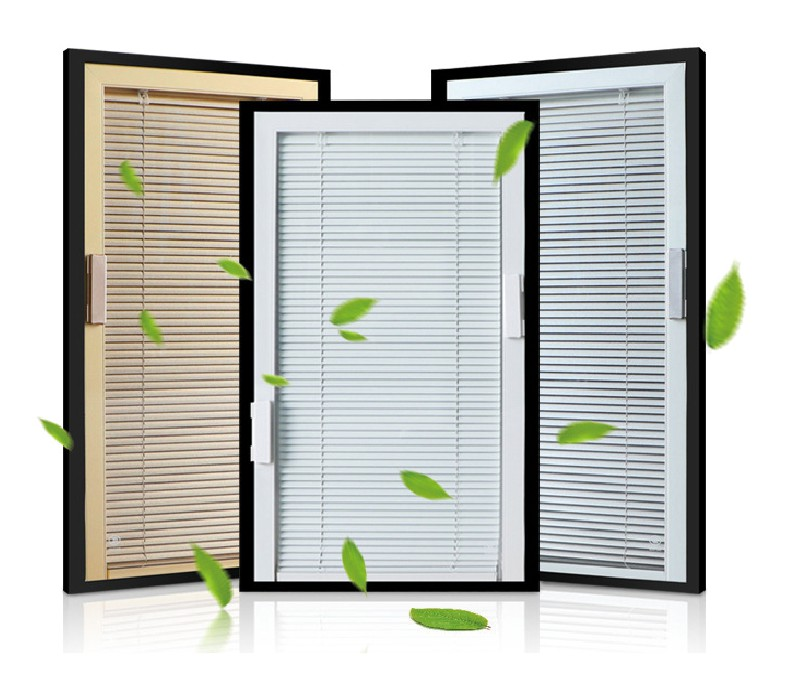 magnetic hollow shutter glass with built-in louvers for commercial buildings, side view.jpg