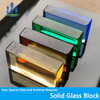 50*100*200mm Solid Glass Brick Hot-melt Glass Brick Crystal Glass Block for Hotel Decoration