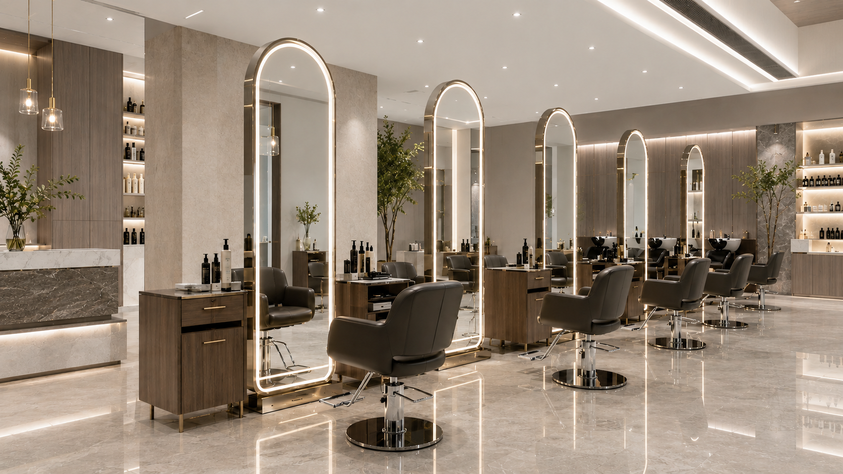 led-salon-mirror-hair-salon-project