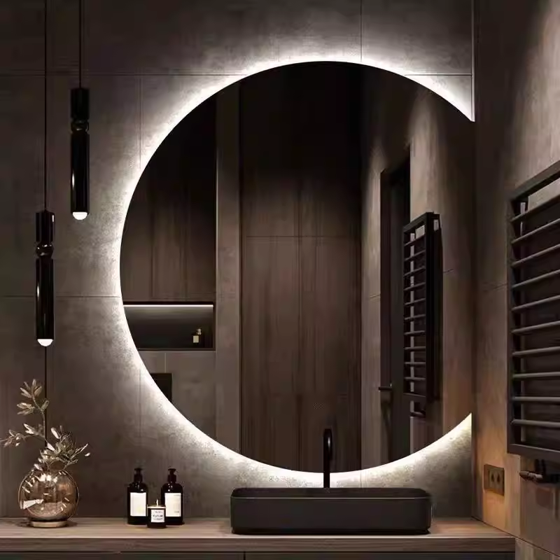 LED bathroom mirror for makeup