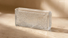 Lightweight clear transparent glass brick